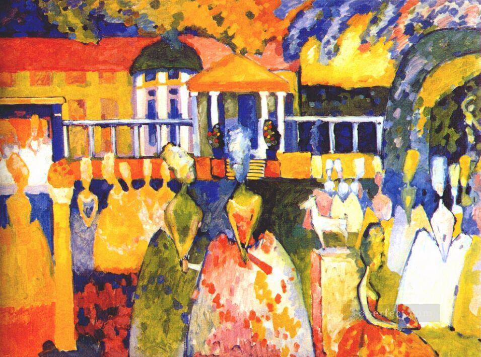 Crinolines Wassily Kandinsky Oil Paintings